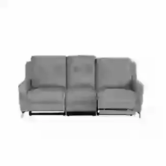 Modern Italian Leather/Match 3 Seater Electric Reclining Sofa